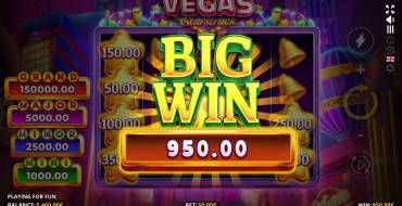 Vegas Starstruck: RUNNING WINS: Выигрыши