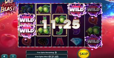 Wild Cherry Blast: Выигрыши