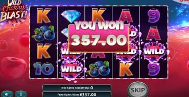 Wild Cherry Blast: Выигрыши