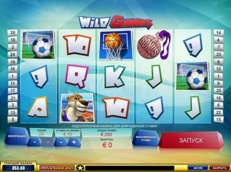 Видео покер Wild Games демо-игра