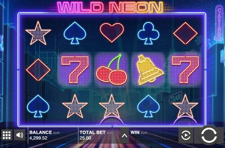 Видео покер Wild Neon демо-игра
