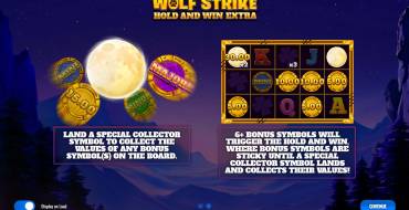 Wolf Strike Hold and Win Extra: Игровой автомат