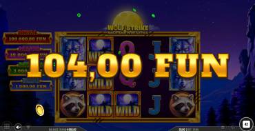 Wolf Strike Hold and Win Extra: Выигрыши