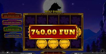 Wolf Strike Hold and Win Extra: Выигрыши