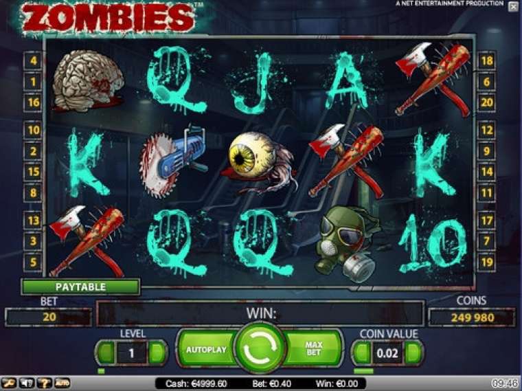 Видео покер Zombies демо-игра