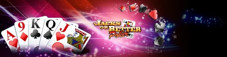 Карты и надпись Jacks or Better