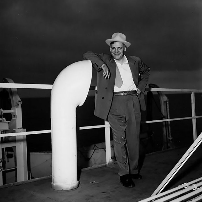 Tony Cornero on board the SS Lux