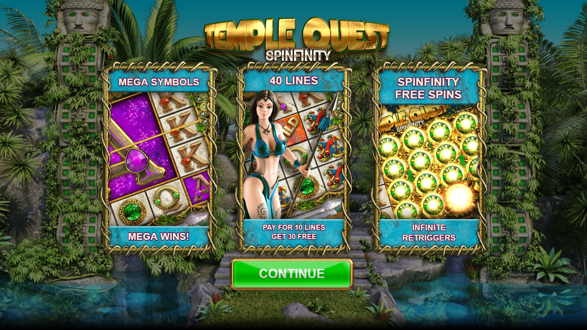 Temple Quest Spinfinity slot