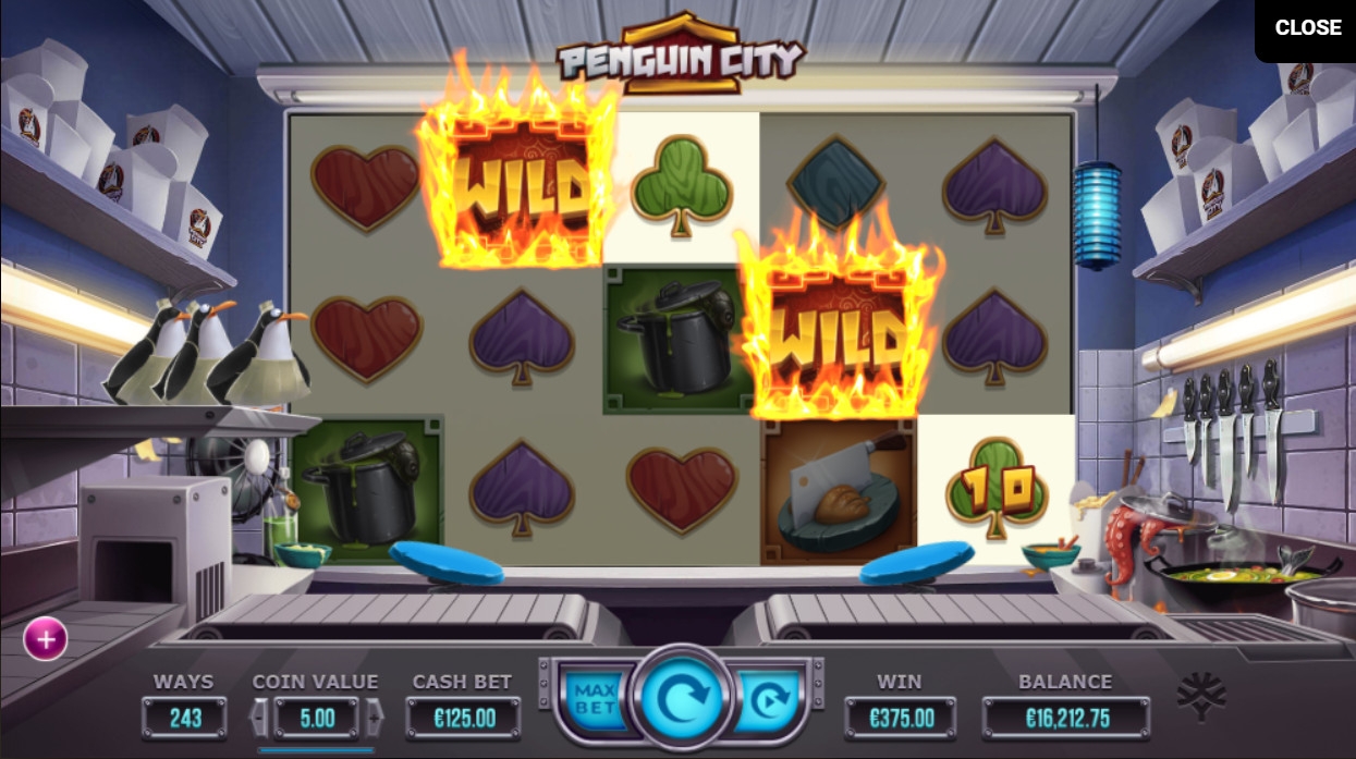 игровой автомат Город Пингвинов