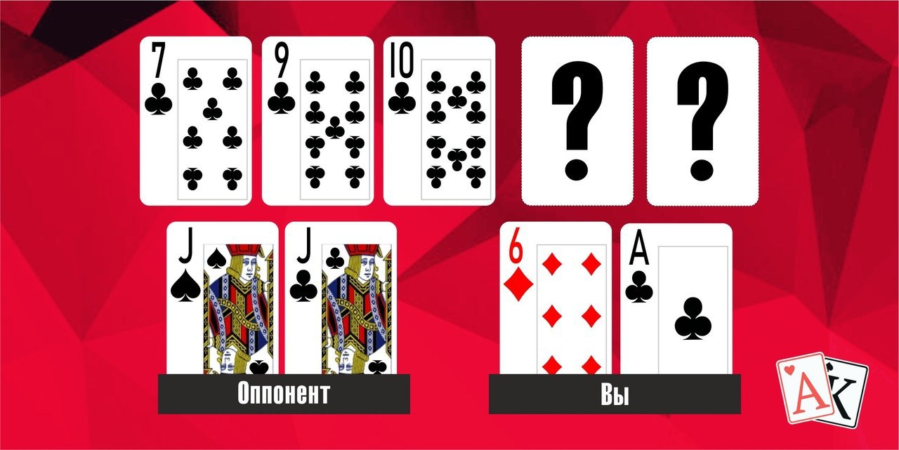 подсчет аутов в покере